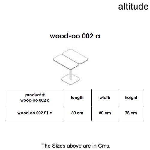 Wood-Oo 002 A Dining Table by Altitude