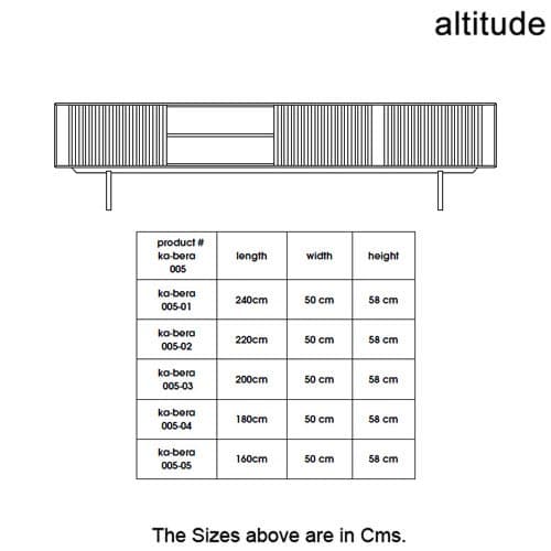 Ka-Bera 005 TV Wall Unit by Altitude