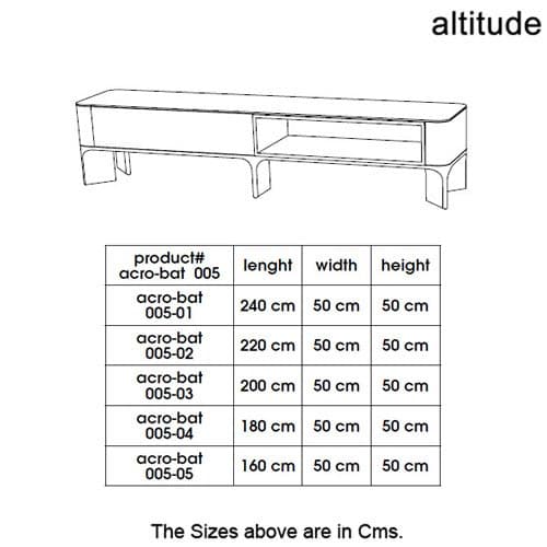 Acro-Bat 005 TV Wall Unit by Altitude