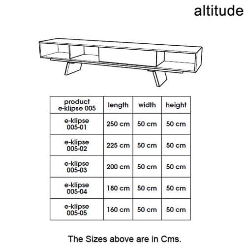 E-Klipse 005 TV Wall Unit by Altitude