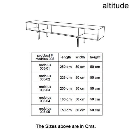 Mobius 005 TV Wall Unit by Altitude