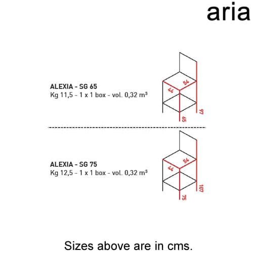 Alexia - Sg Bar Stool by Aria