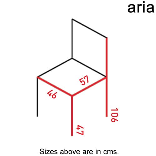 Elettra - I3 Dining Chair by Aria