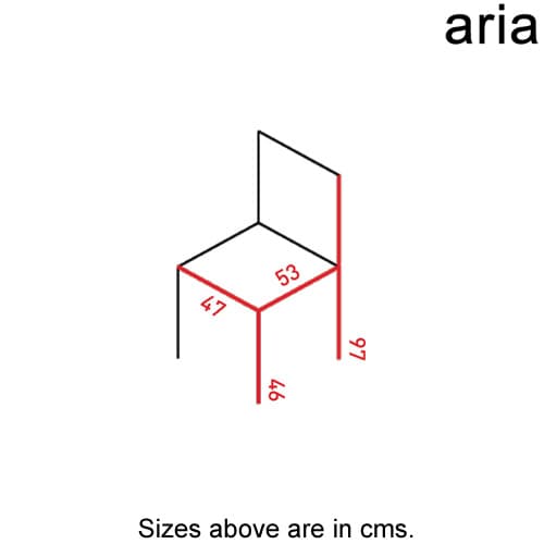 Lena - V Dining Chair by Aria