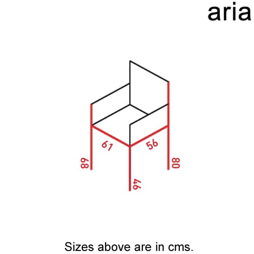 Olimpia - 01 Armchair by Aria