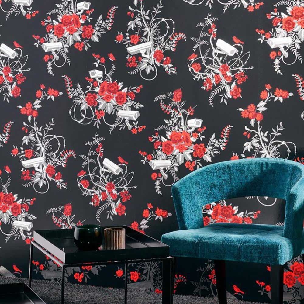 Vigilant Floral Wallpaper by Arte