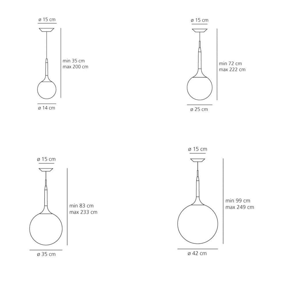 Castore Suspension Lamp by Artemide