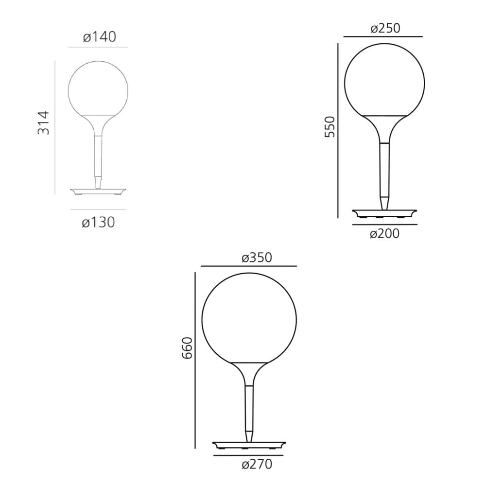 Castore Table Lamp by Artemide