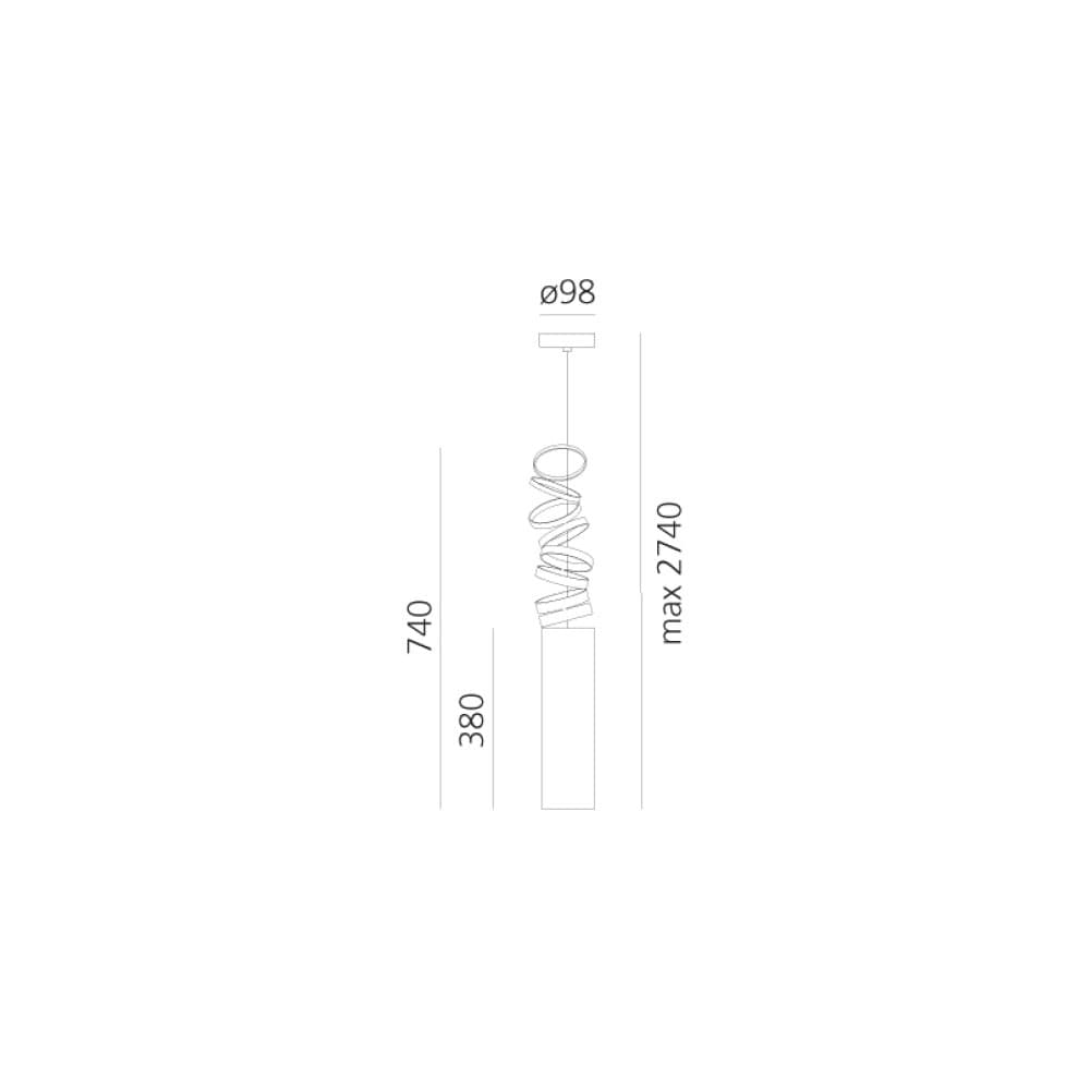 Decompose Light Suspension Lamp by Artemide