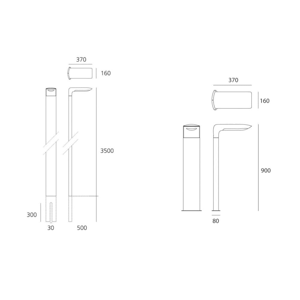 Trick Outdoor Lighting by Artemide