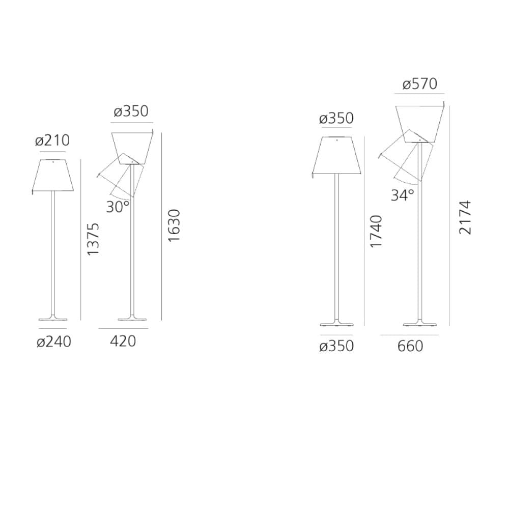 Melampo Floor Lamp by Artemide