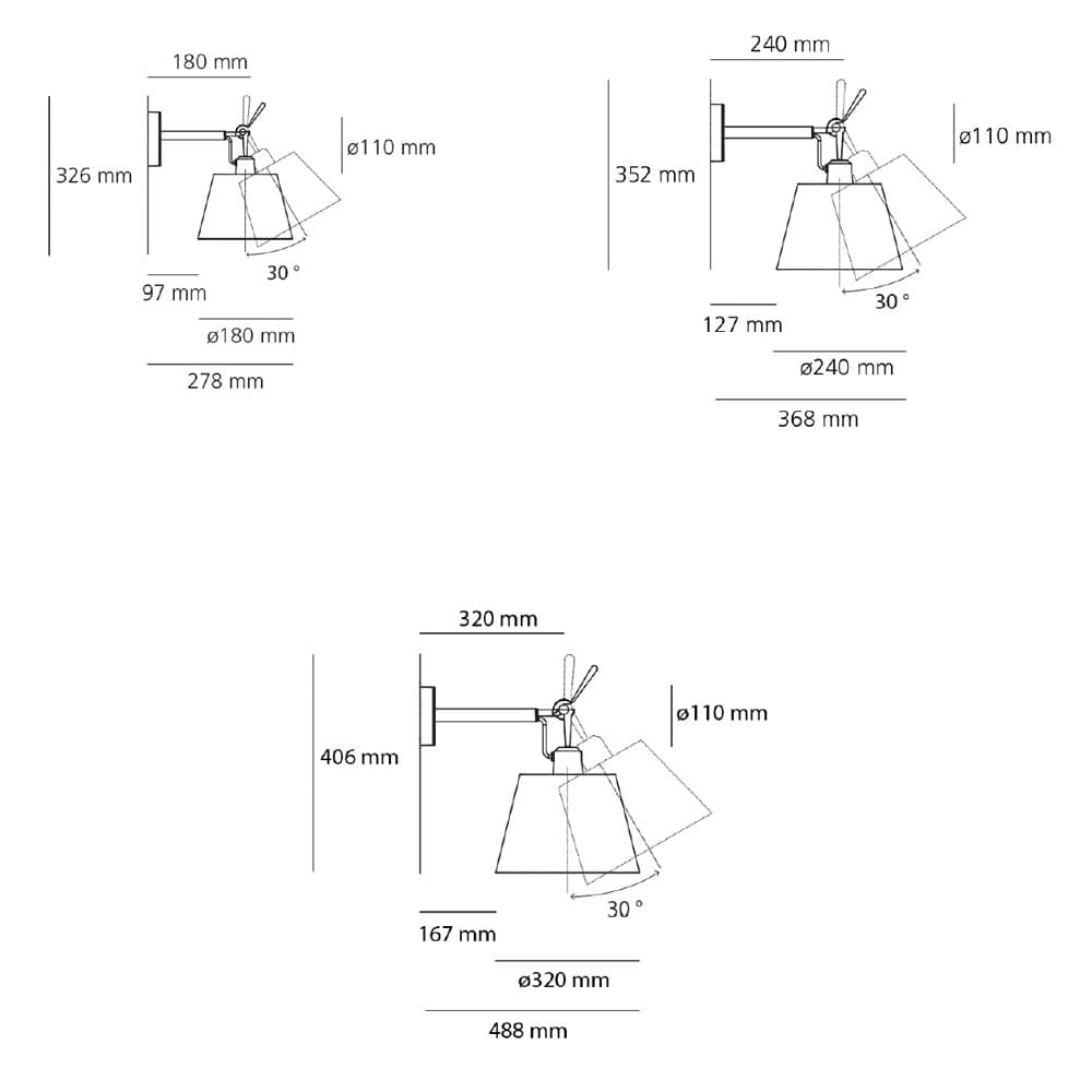 Ptolemy Diffuser Wall Lamp by Artemide