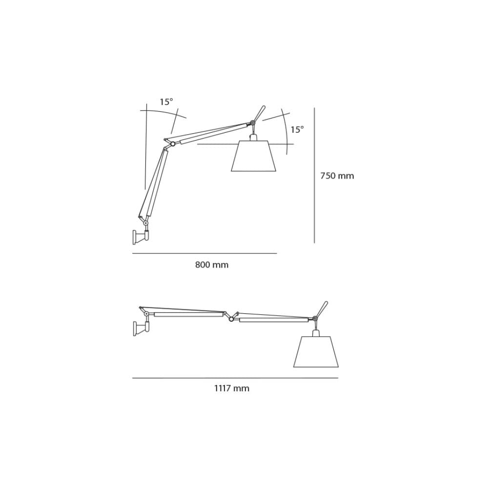 Ptolemy Basculante Wall Lamp by Artemide