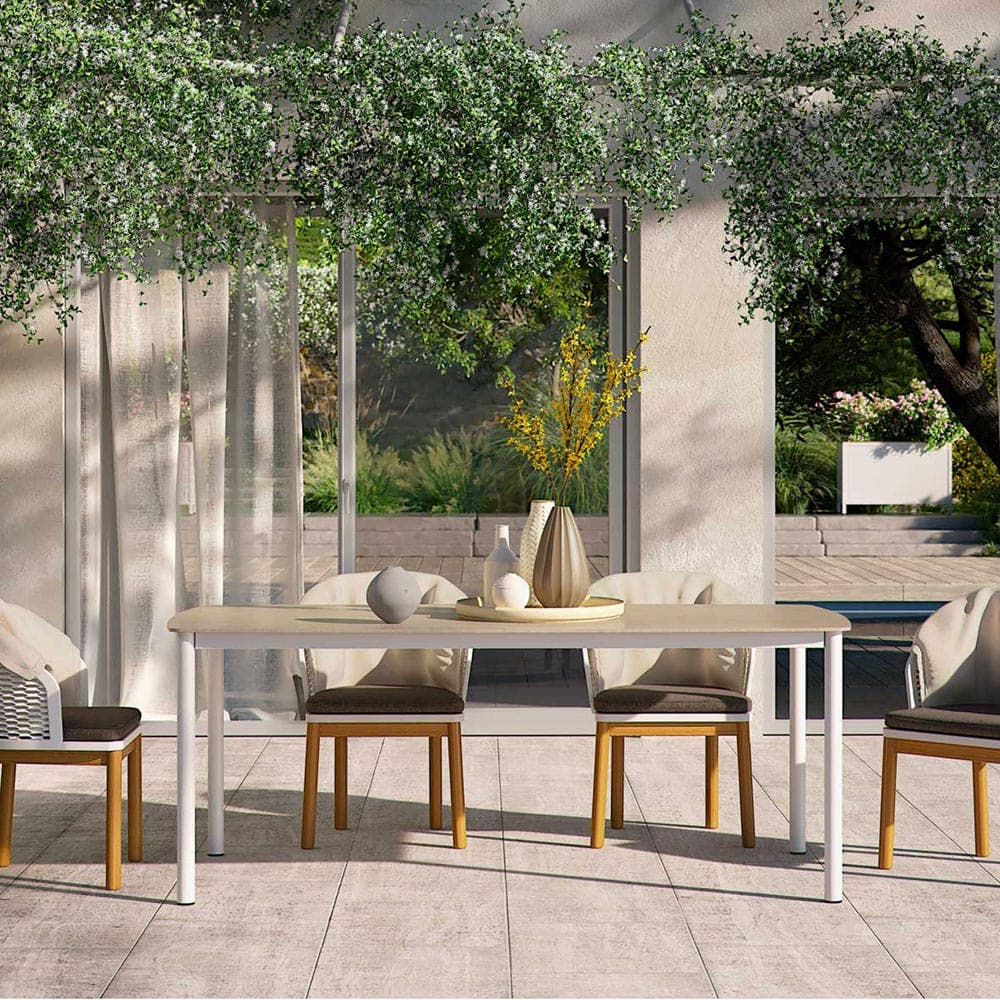 Dulton Rectangular 210 Outdoor Table by Atmosphera