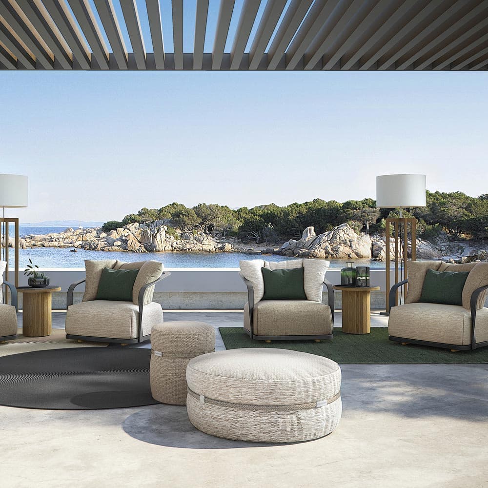 Levante Service | Outdoor Pouf | Atmosphera