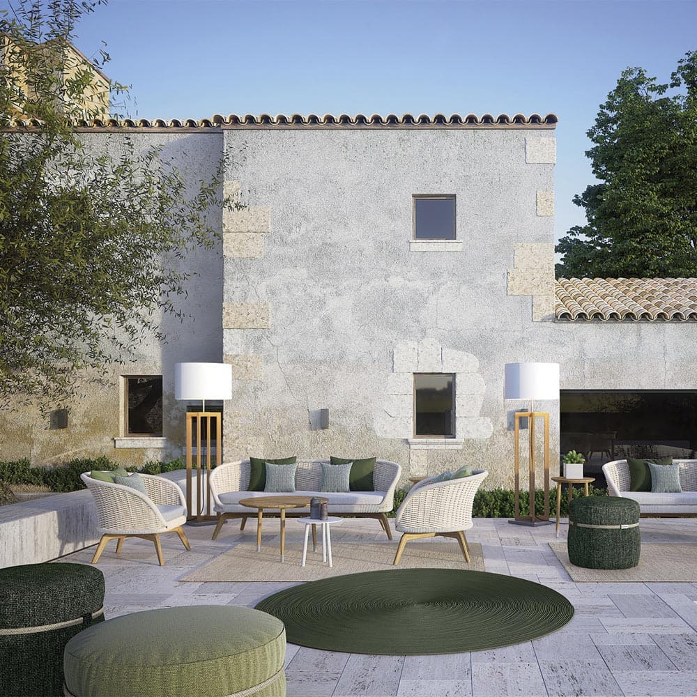 Levante Service | Outdoor Pouf | Atmosphera