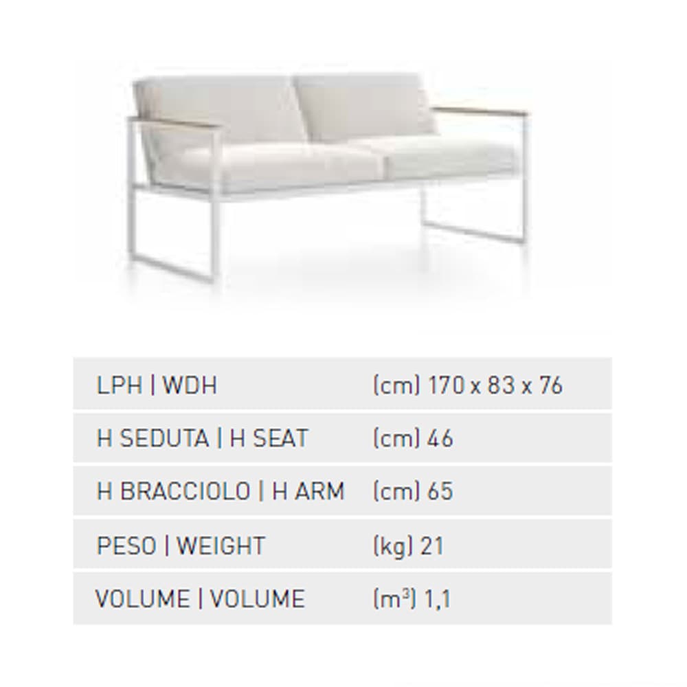 Qubik Outdoor Sofa Atmosphera