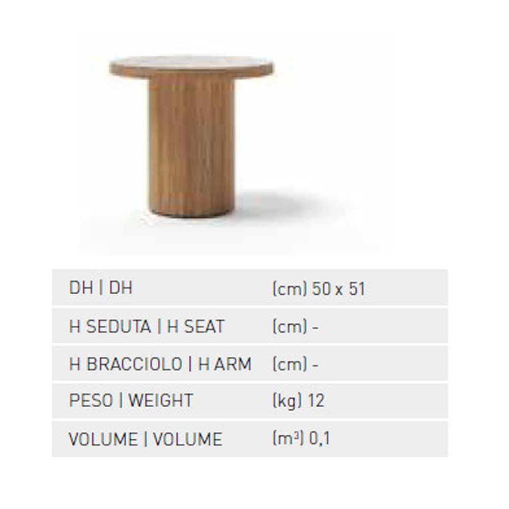 Frisbee Outdoor Side Table Atmosphera