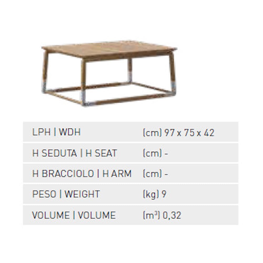 Cycle Outdoor Coffee Table Atmosphera