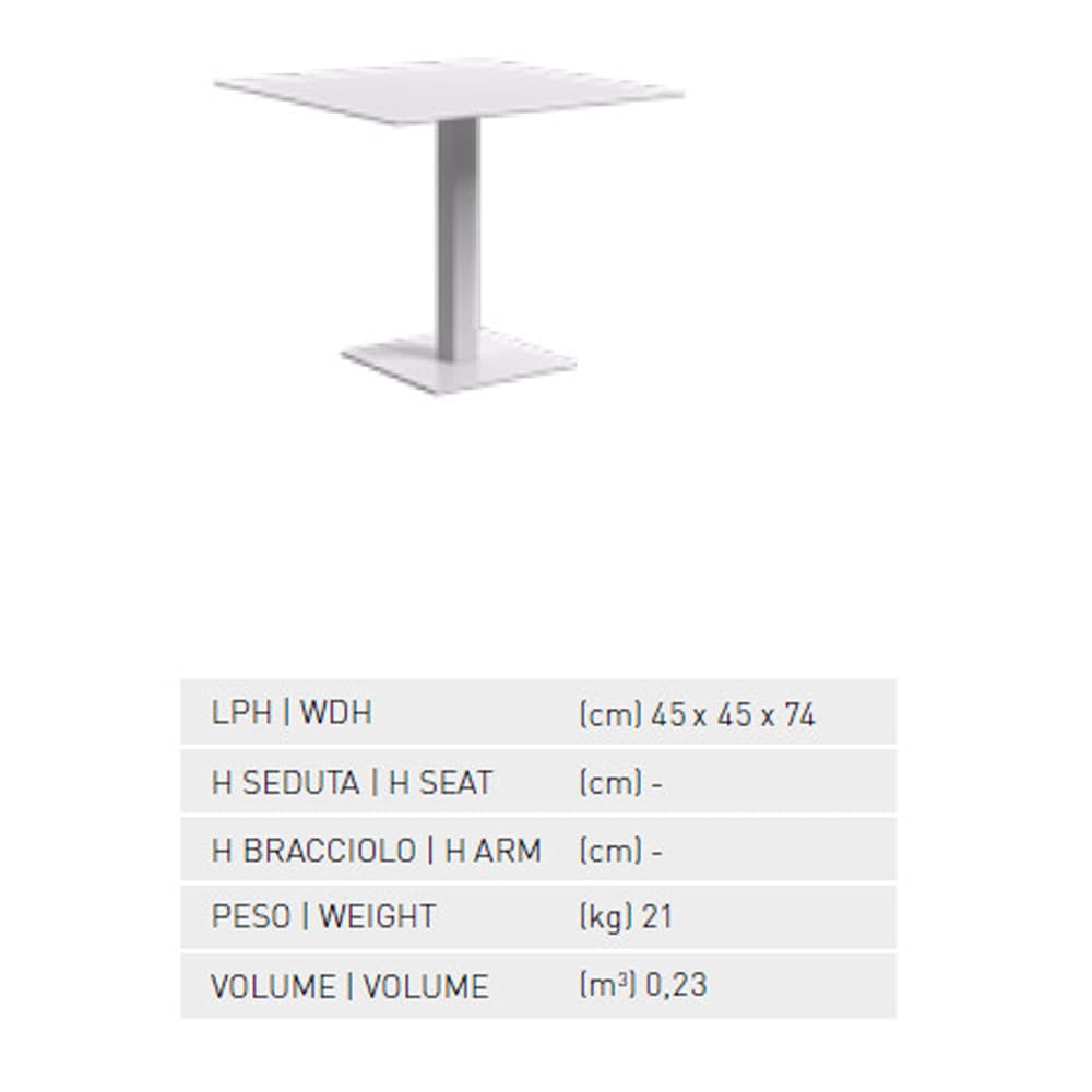 Net Q Base Outdoor Table Atmosphera