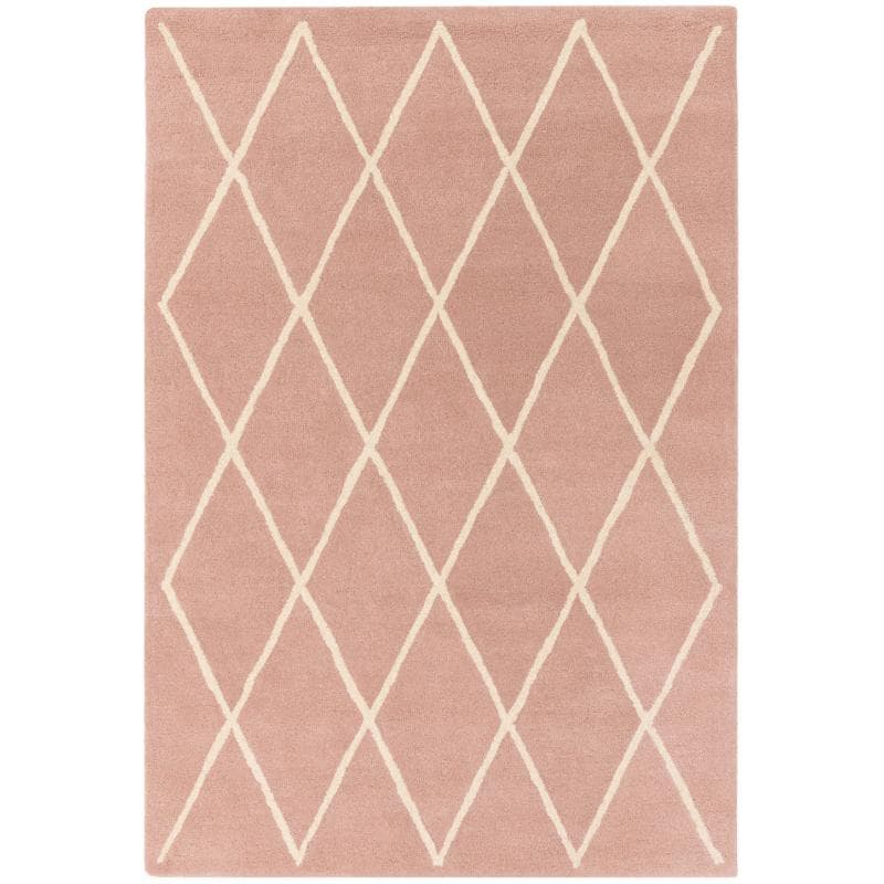 Albany Diamond Pink Rug by Attic Rugs