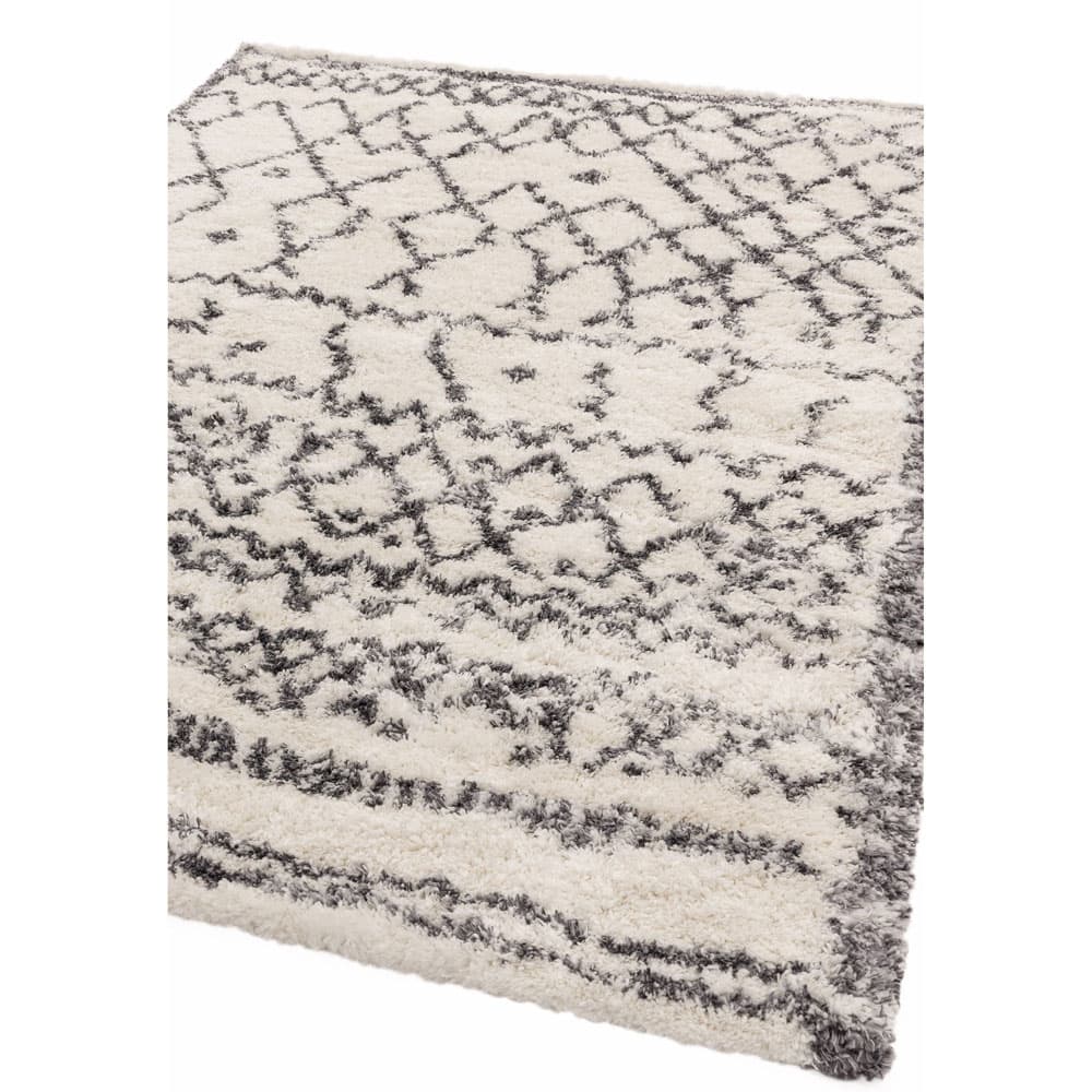 Alto Al04 Cream And Grey Rug by Attic Rugs