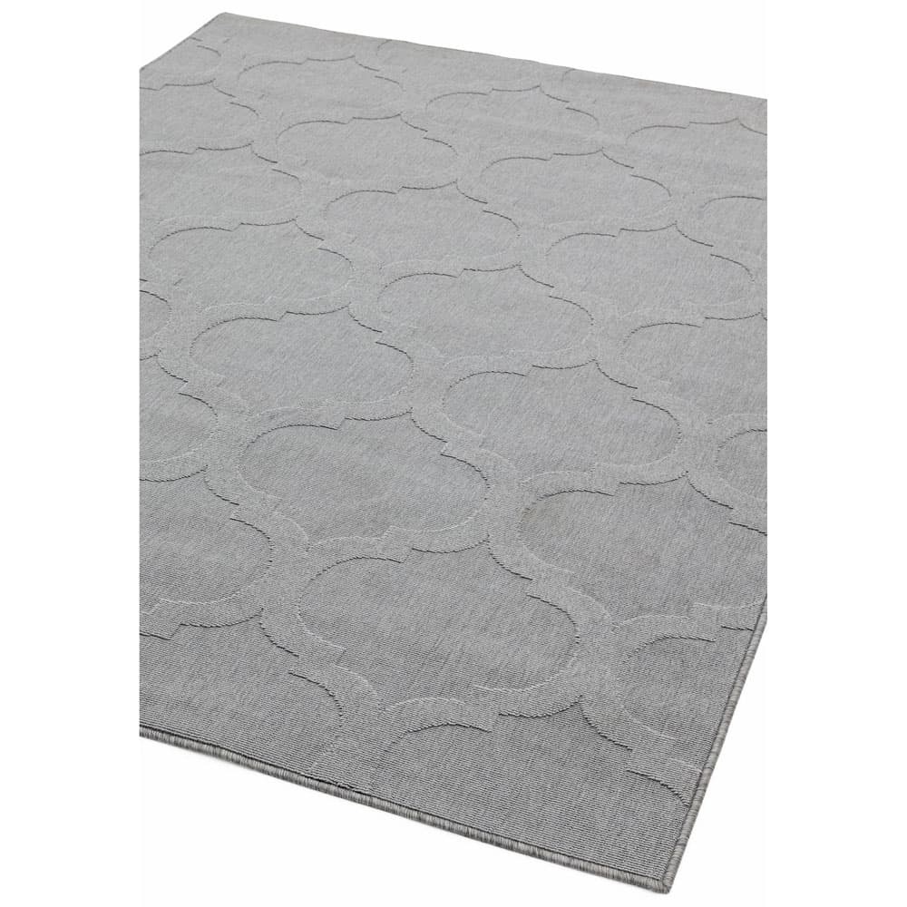 Antibes An01 Grey Trellis Rug by Attic Rugs