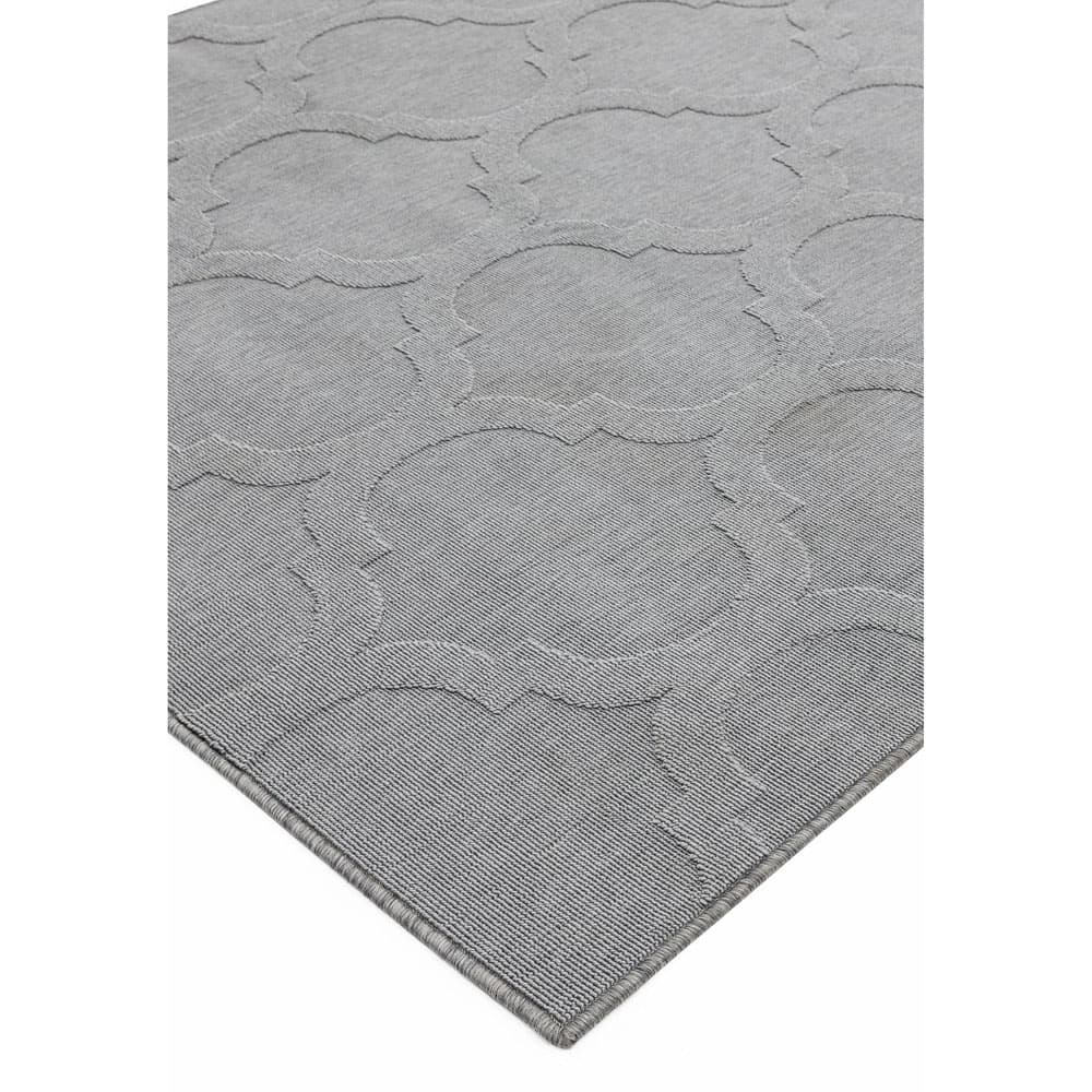 Antibes An01 Grey Trellis Rug by Attic Rugs