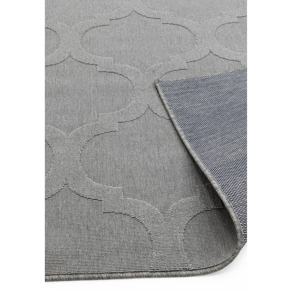 Antibes An01 Grey Trellis Rug by Attic Rugs