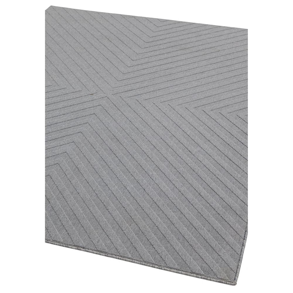 Antibes An07 Light Grey Arrow Rug by Attic Rugs