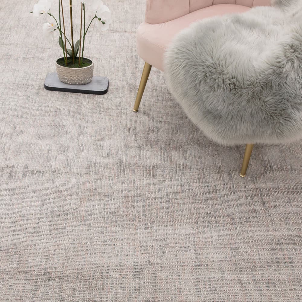 Aston Silver Rug by Attic Rugs