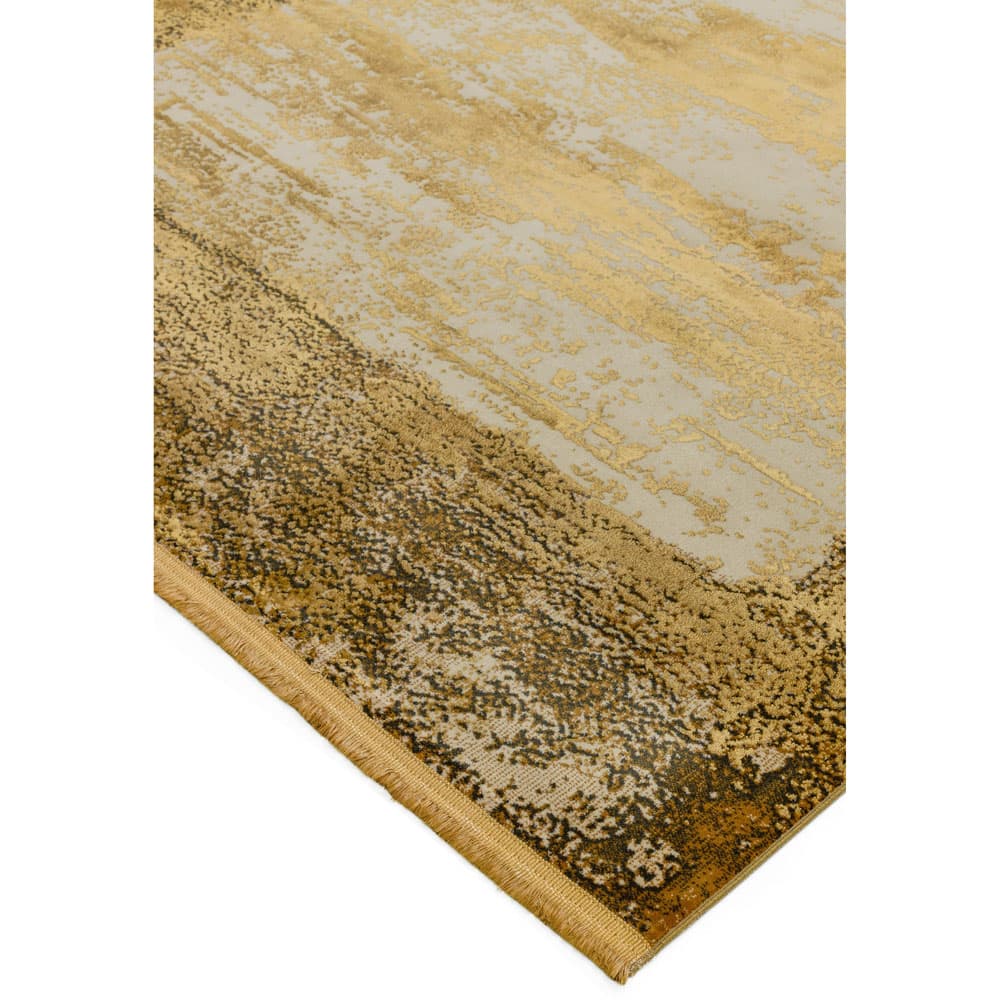 Athera At05 Gold Border Rug by Attic Rugs