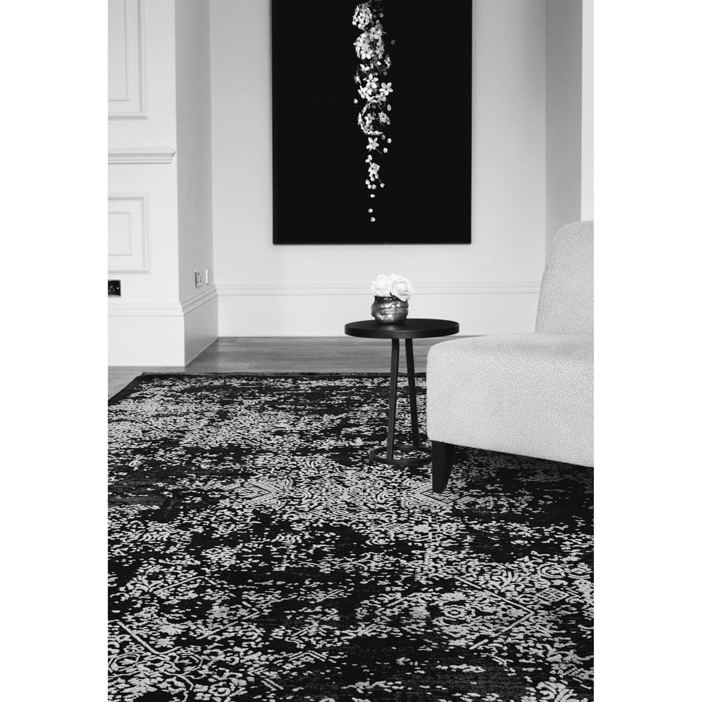 Athera At07 Black Persian Rug by Attic Rugs