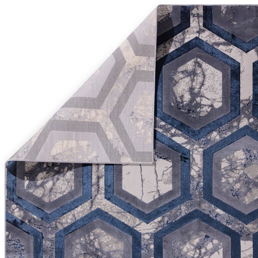 Aurora Au19 Hexagon Rug by Attic Rugs