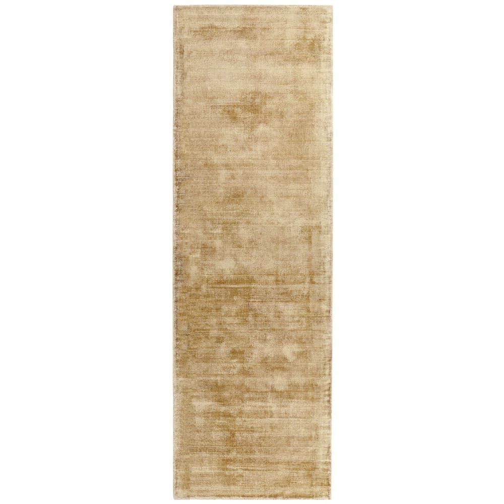 Blade Soft Gold Runner Rug by Attic Rugs