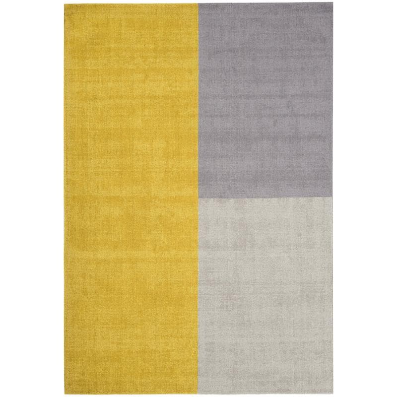 Blox Mustard Rug by Attic Rugs