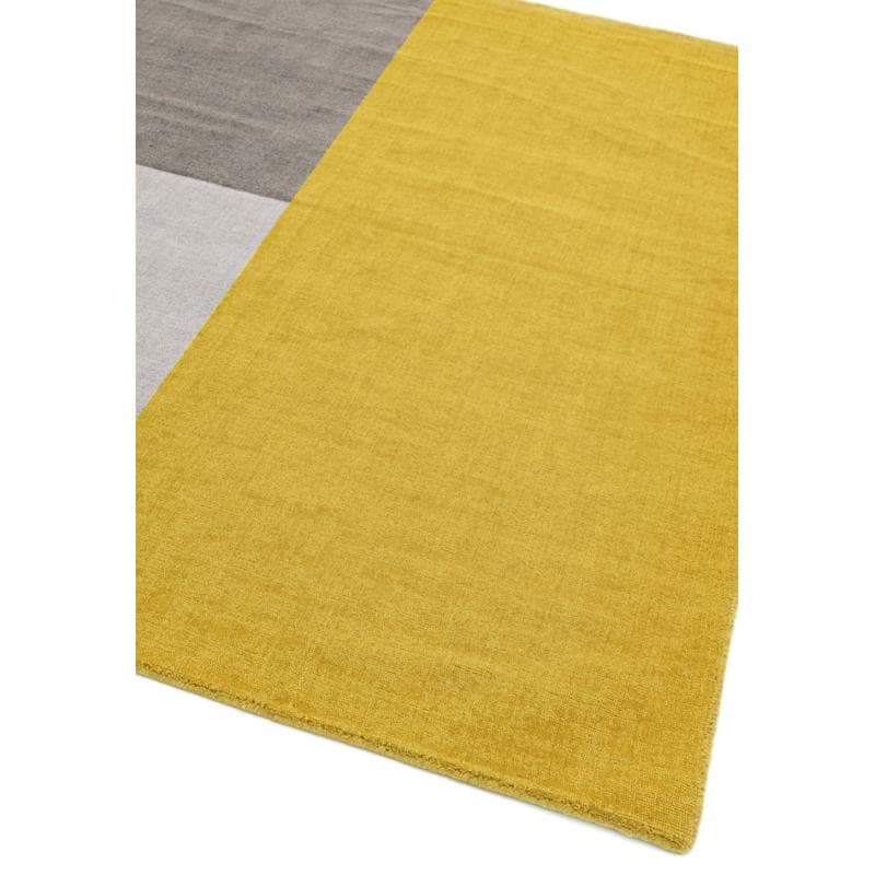 Blox Mustard Rug by Attic Rugs