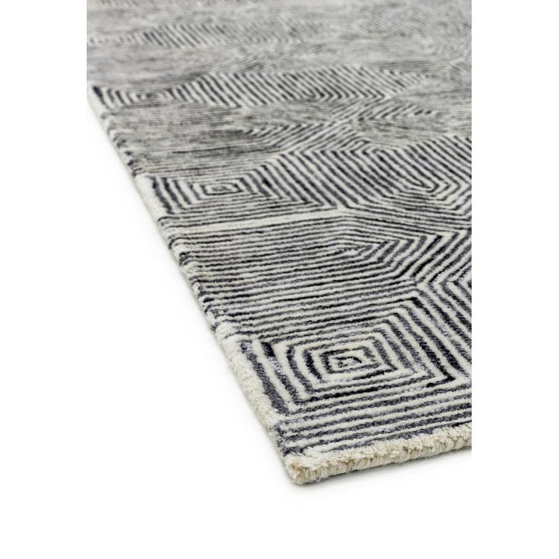 Camden Black/ White Rug by Attic Rugs