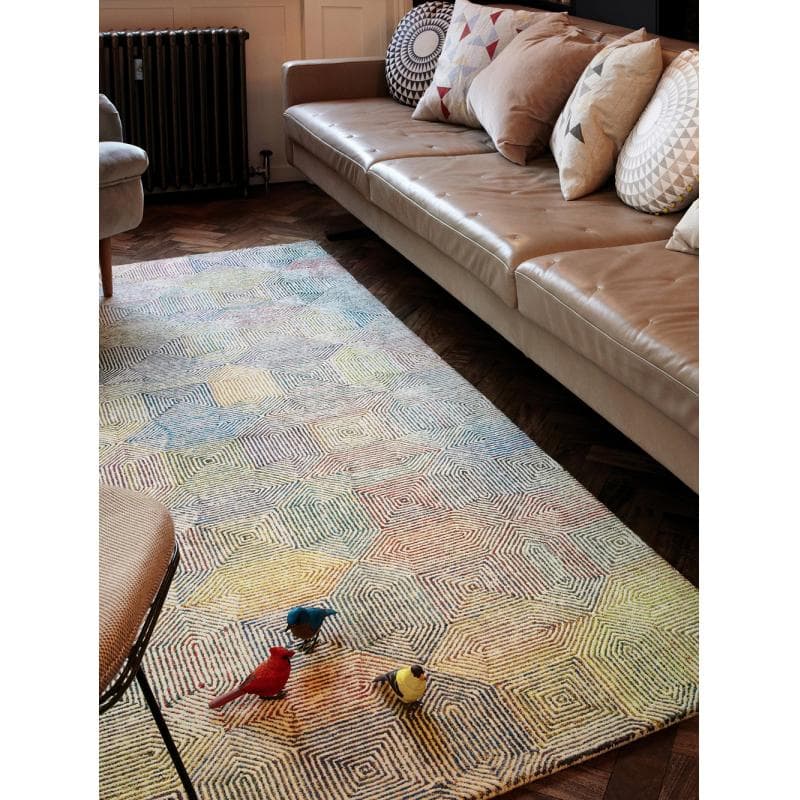 Camden Cream/ Multi Rug by Attic Rugs