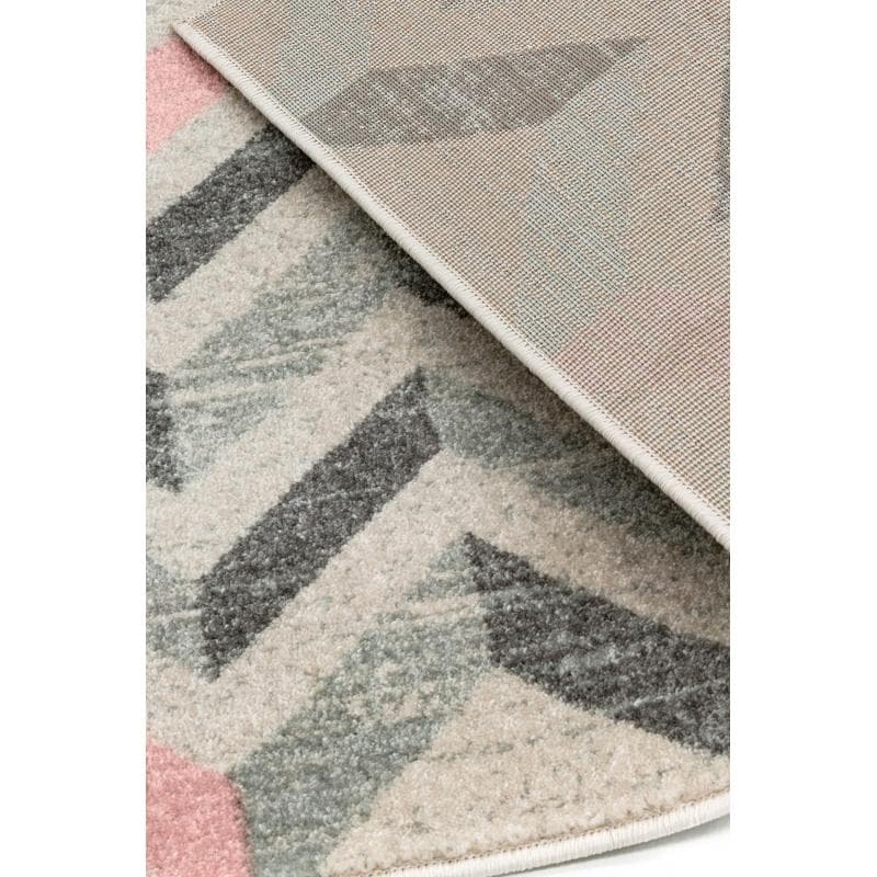 Colt Cl09 Chevron Pink Rug by Attic Rugs