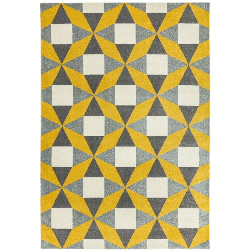 Colt Cl14 Fan Mustard Rug by Attic Rugs