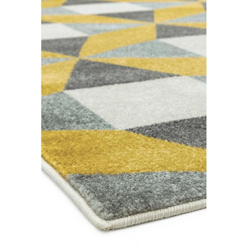 Colt Cl14 Fan Mustard Rug by Attic Rugs