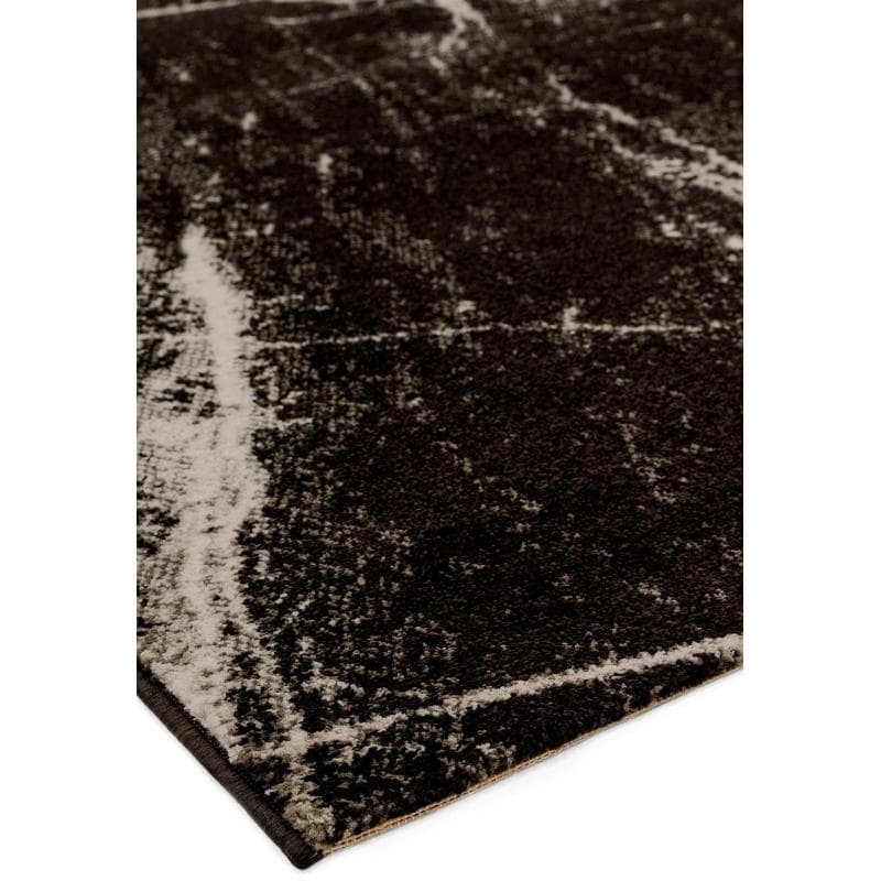 Cosmos 02 Black Marble Rug by Attic Rugs