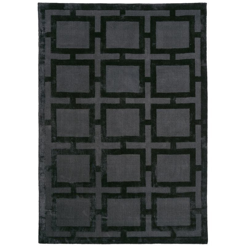 Eaton Black Rug by Attic Rugs