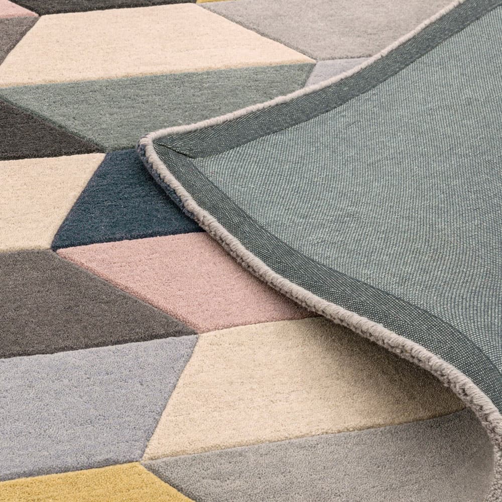 Funk Honeycomb Pastel Wool Runner Rug by Attic Rugs