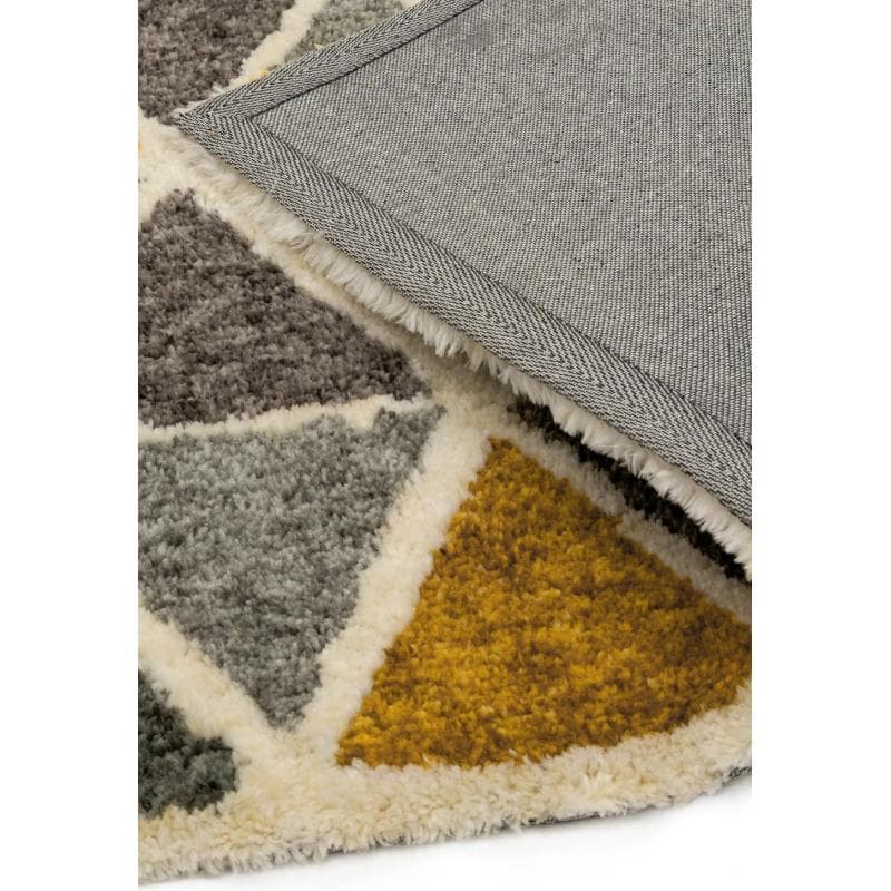 Gala Ga04 Yellow Triangle Rug by Attic Rugs