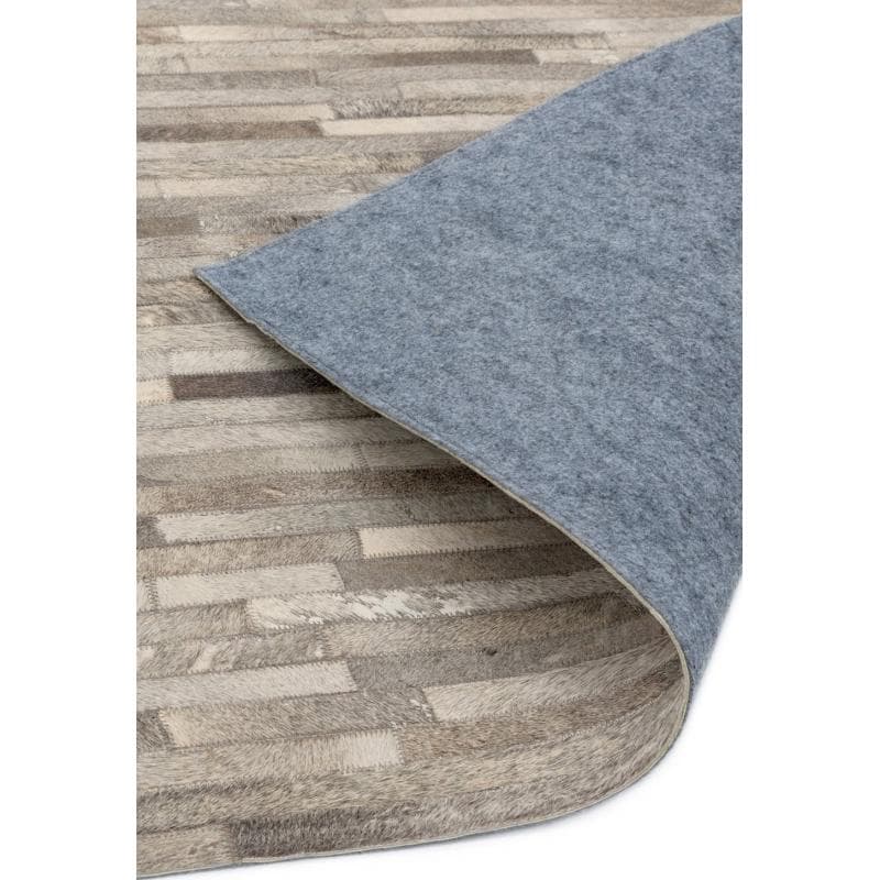 Gaucho Light Grey Stripe Rug by Attic Rugs