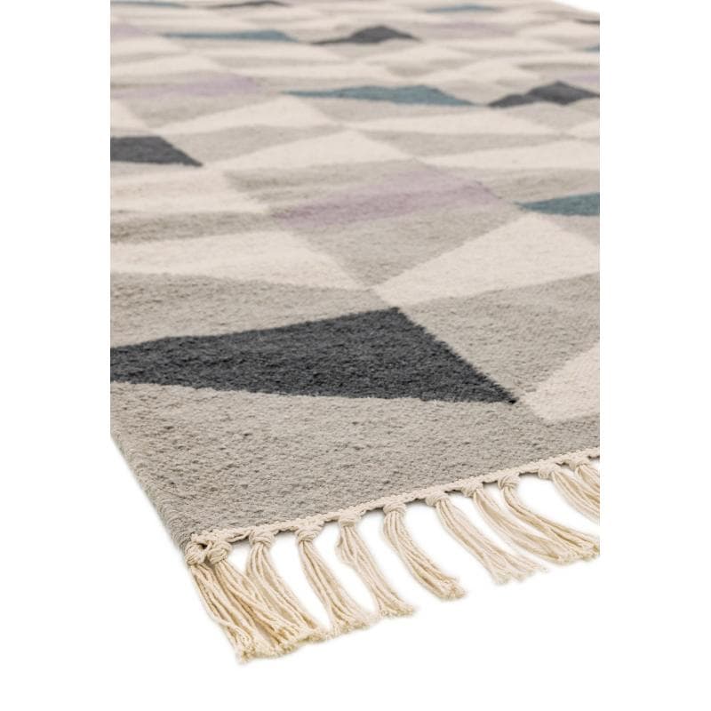 Hackney Geo Heather Rug by Attic Rugs