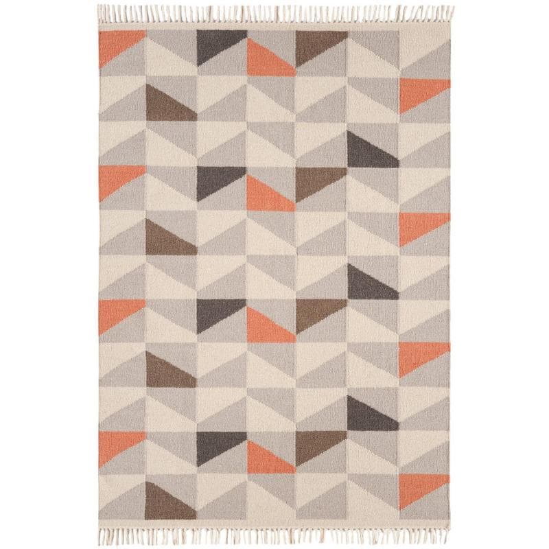 Hackney Geo Melon Rug by Attic Rugs