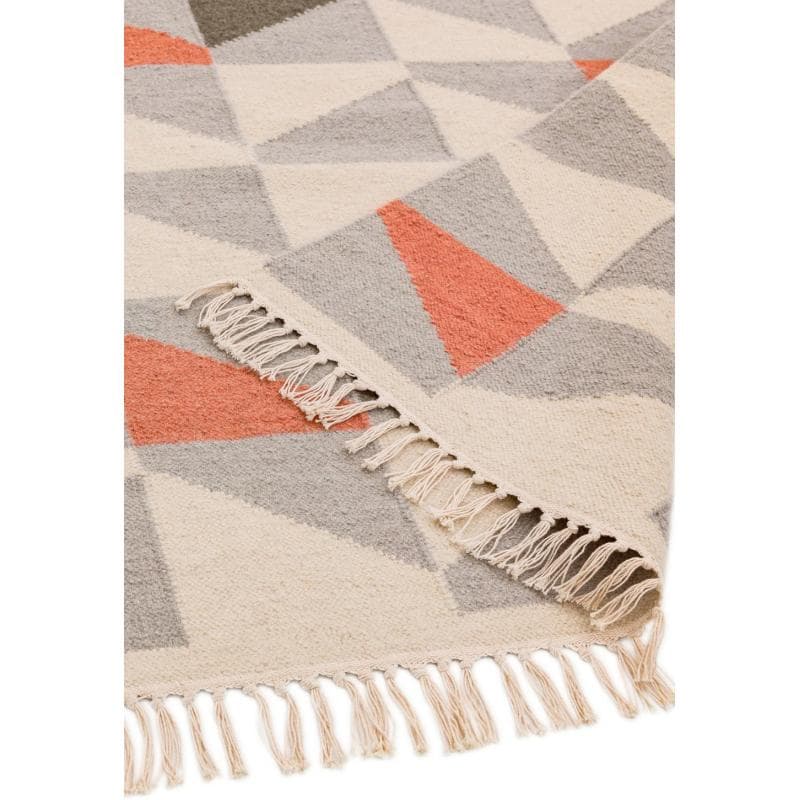 Hackney Geo Melon Rug by Attic Rugs